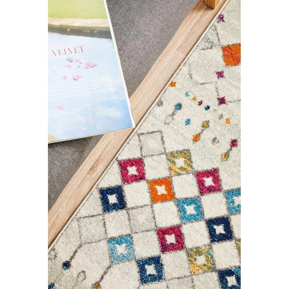 Mirage Peggy Tribal Morrocan Style Multi Runner Rug - ICONIC RUGS