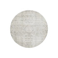 Mirage Zelda Silver Grey Round Rug - ICONIC RUGS