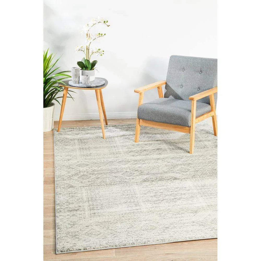 Mirage Zelda Silver Grey Rug - ICONIC RUGS