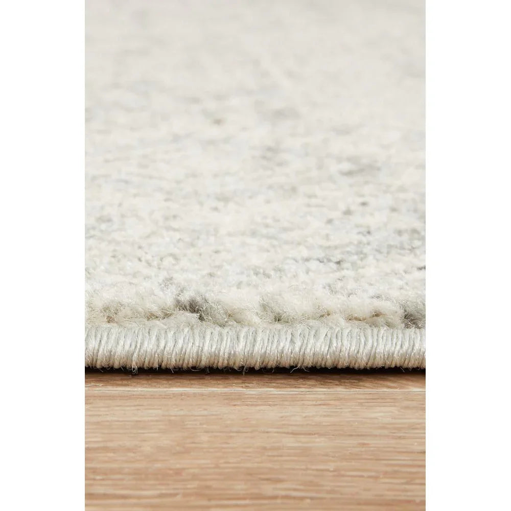 Mirage Zelda Silver Grey Runner Rug - ICONIC RUGS