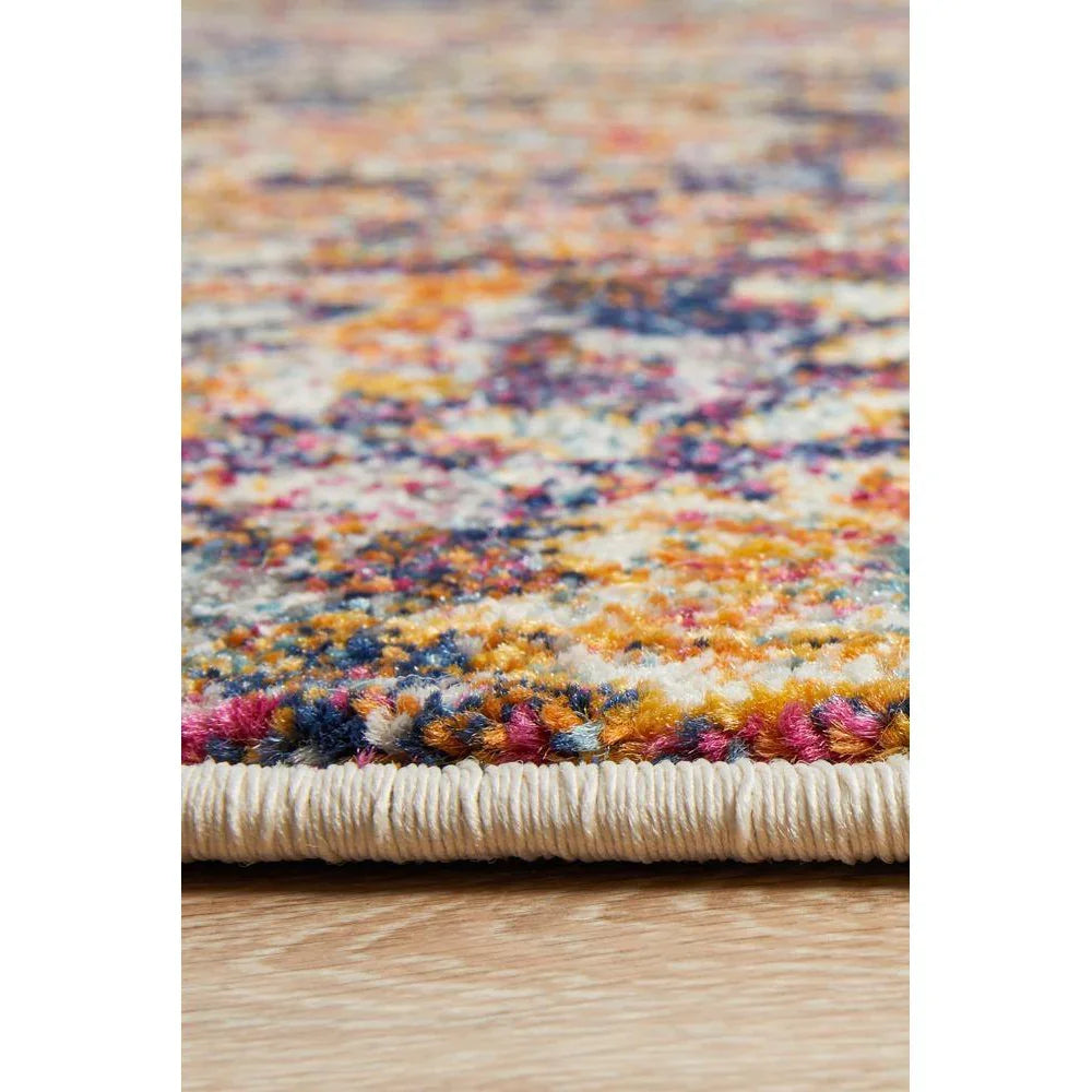 Mirage Zolan Transitional Multi Round Rug - ICONIC RUGS