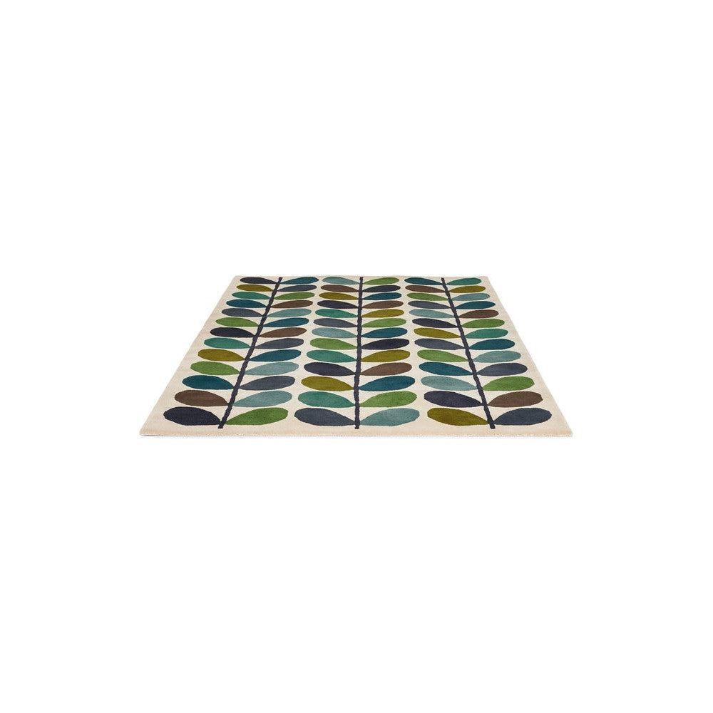 Orla Kiely Stem Kingfisher Pure Wool Designer Rug