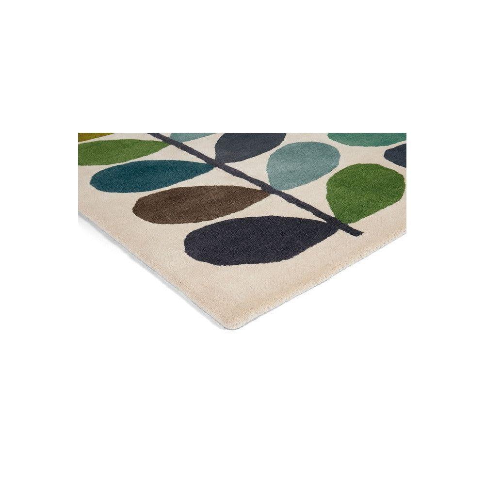 Orla Kiely Stem Kingfisher Pure Wool Designer Rug