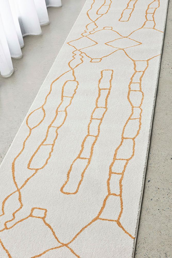 Pardis Amy Gold Runner Rug