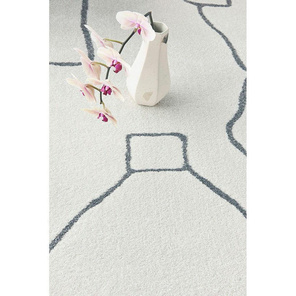 Pardis Amy Grey Round Rug