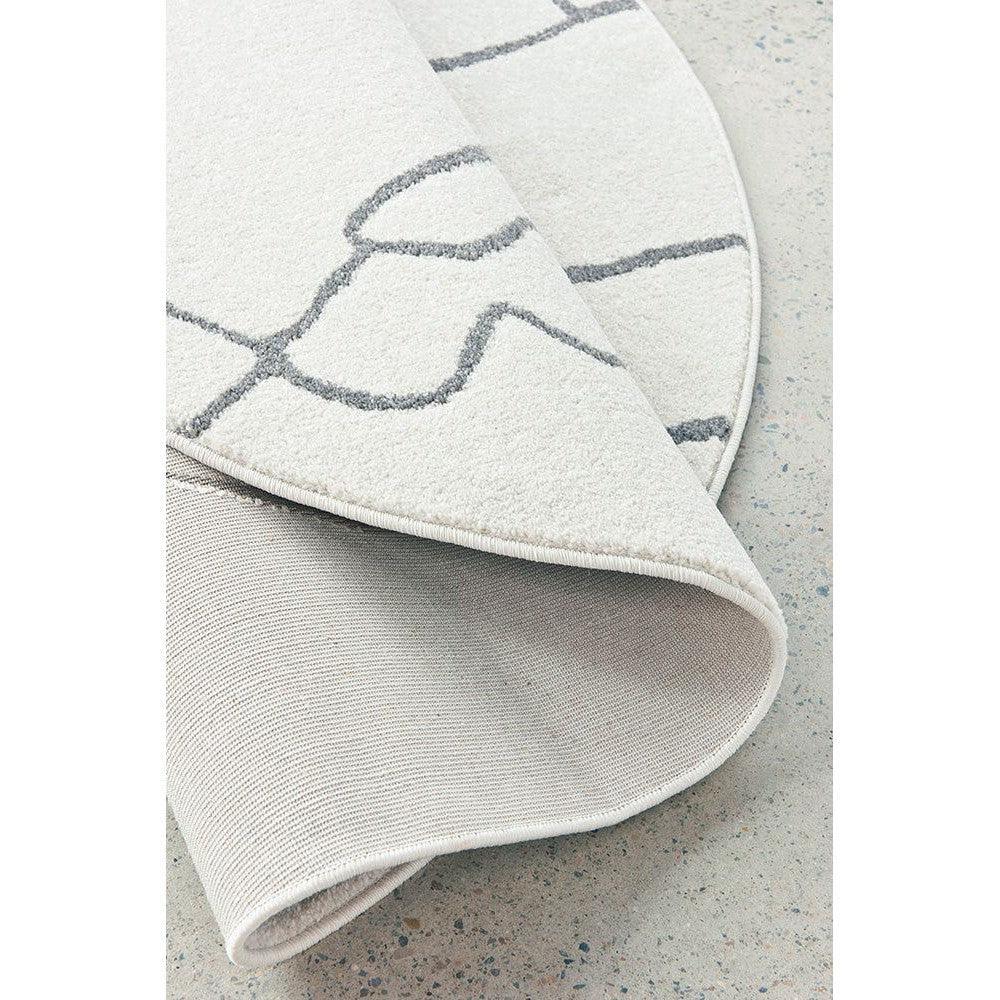 Pardis Amy Grey Round Rug