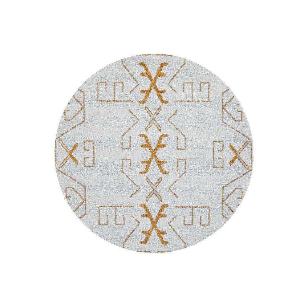 Pardis Cala Gold Round Rug