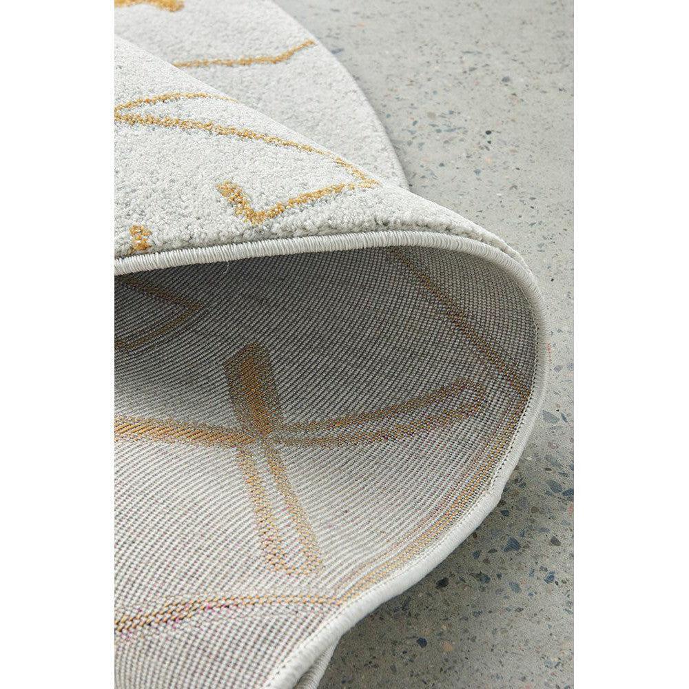 Pardis Cala Gold Round Rug