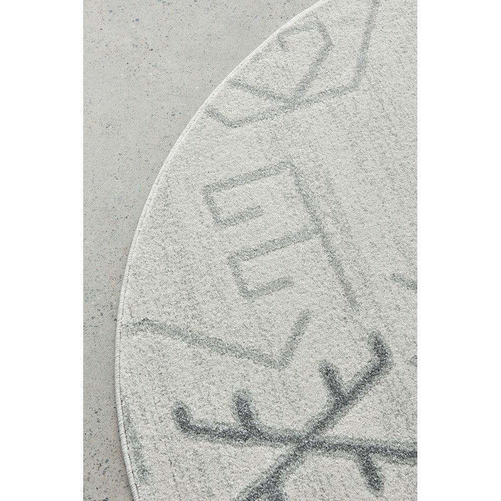 Pardis Cala Grey Round Rug
