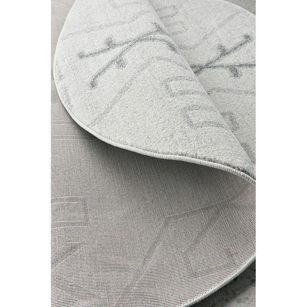 Pardis Cala Grey Round Rug