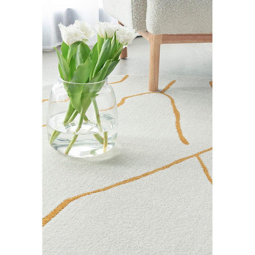 Pardis Ivy Gold Round Rug