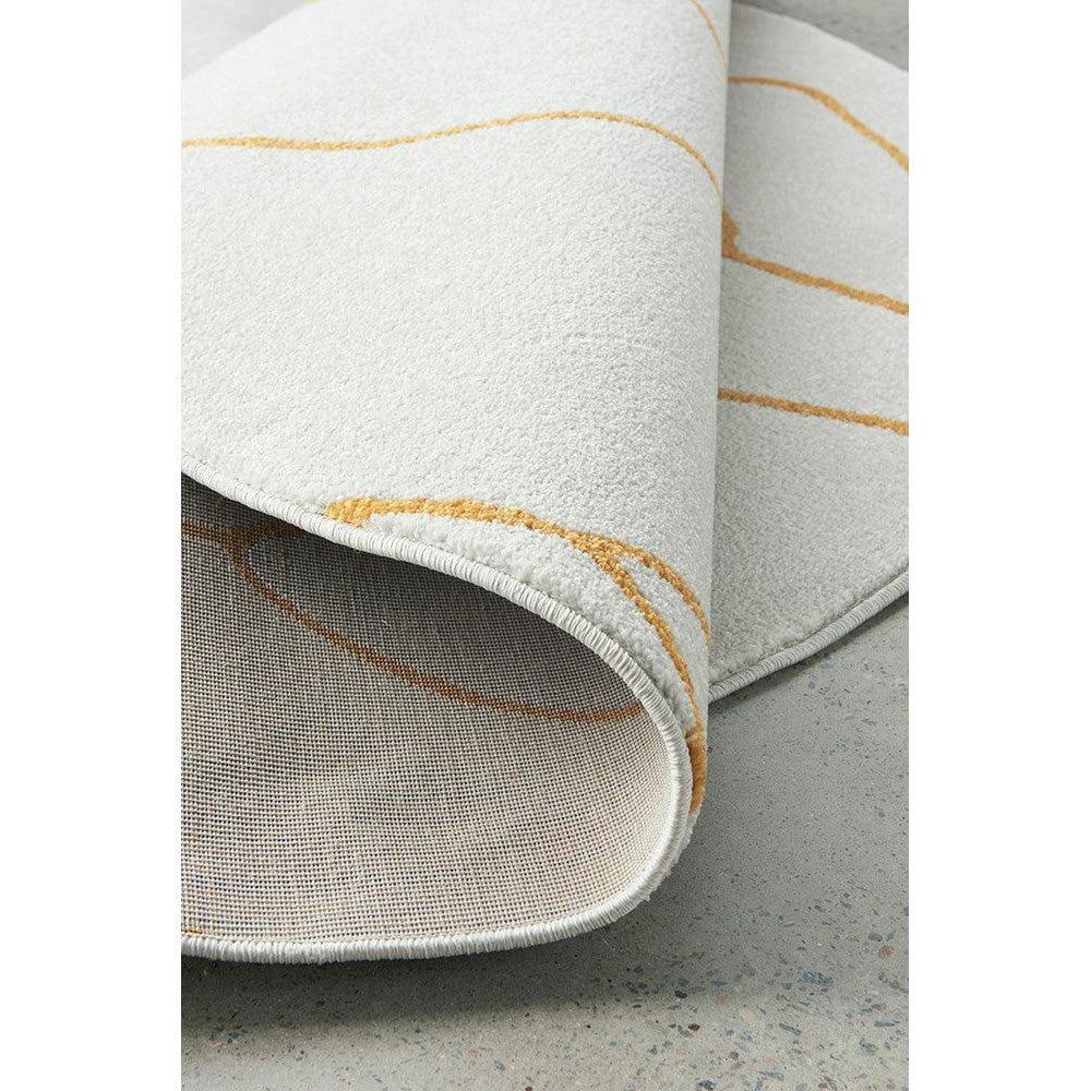 Pardis Ivy Gold Round Rug