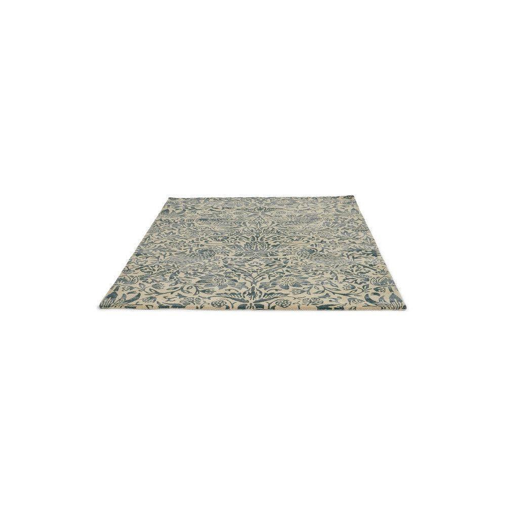 Pure Strawberry Thief Ink Pure Wool Designer Rug