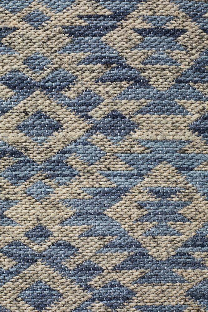 Relic Harvey Blue Natural Rug - ICONIC RUGS