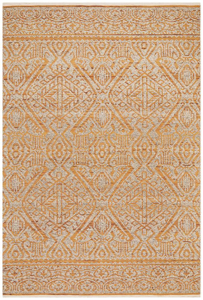 Relic Reuben Rust Natural Rug - ICONIC RUGS