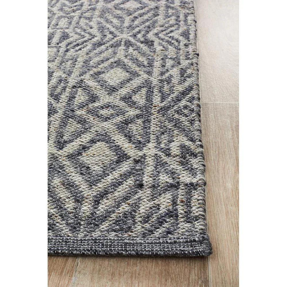 Relic Sammy Graphite Cobolt Rug - ICONIC RUGS