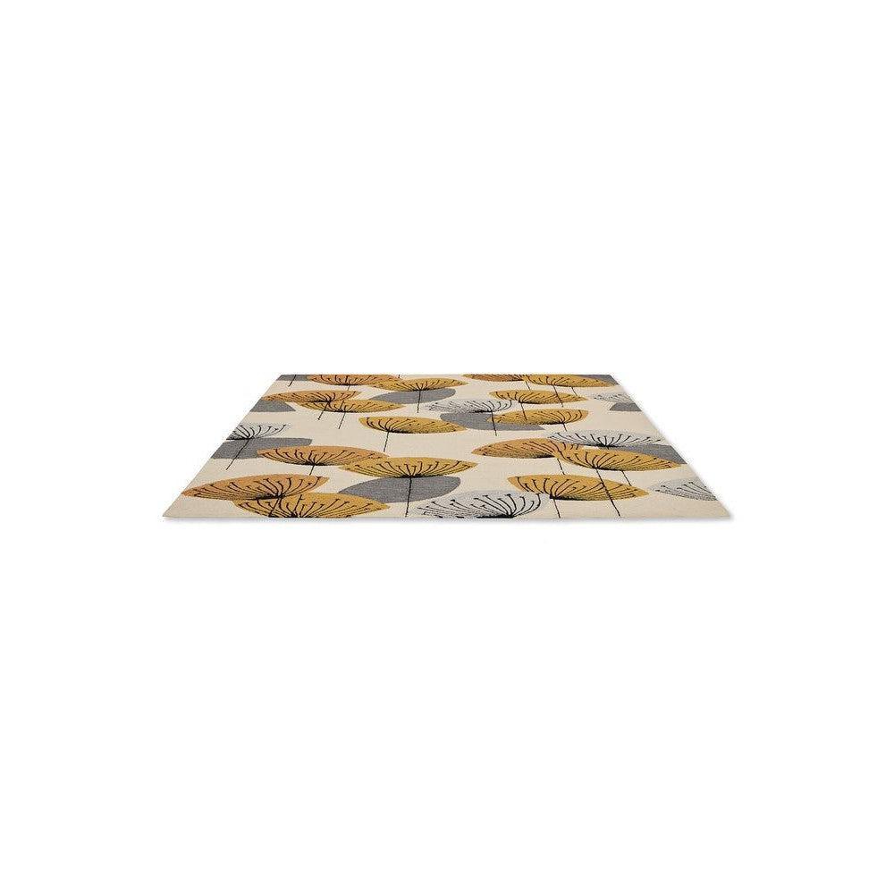 Sanderson Dandelion Clocks Ochre Outdoor Designer Rug