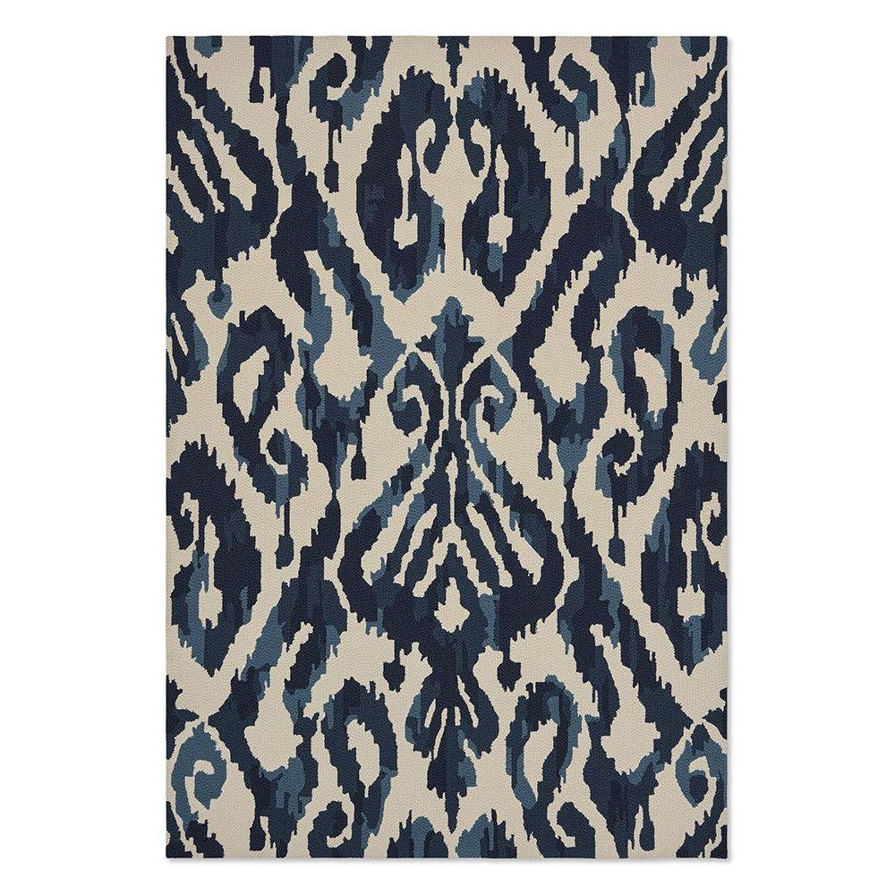 Sanderson Kasuri Indigo Outdoor Designer Rug