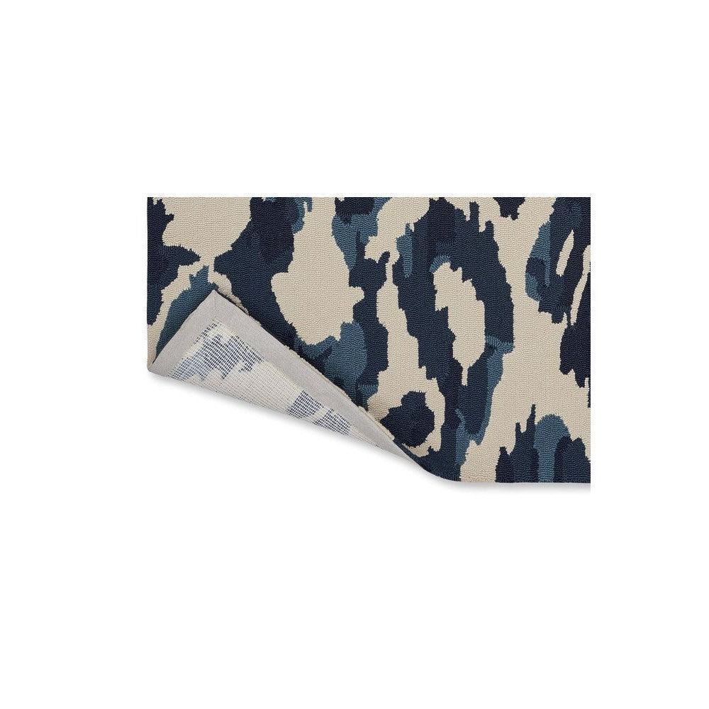 Sanderson Kasuri Indigo Outdoor Designer Rug