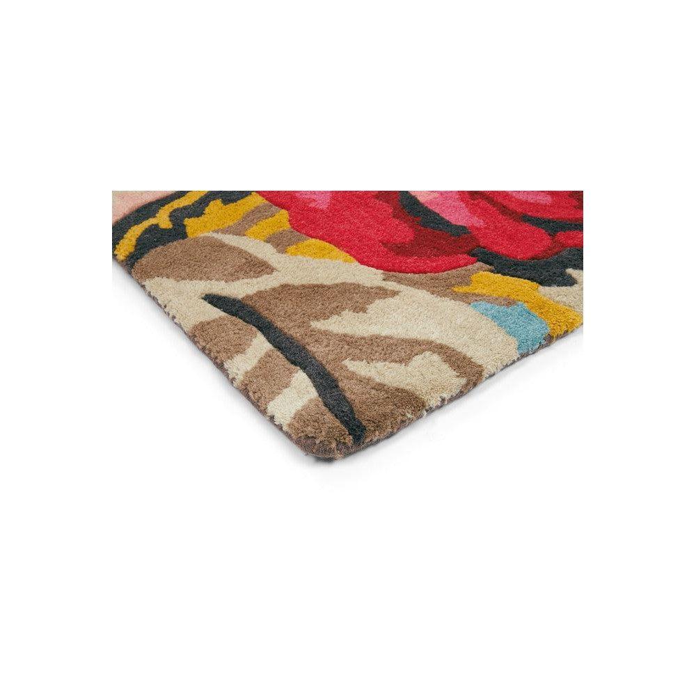 Sanderson Stapleton Park Rosewood Pure Wool Designer Rug