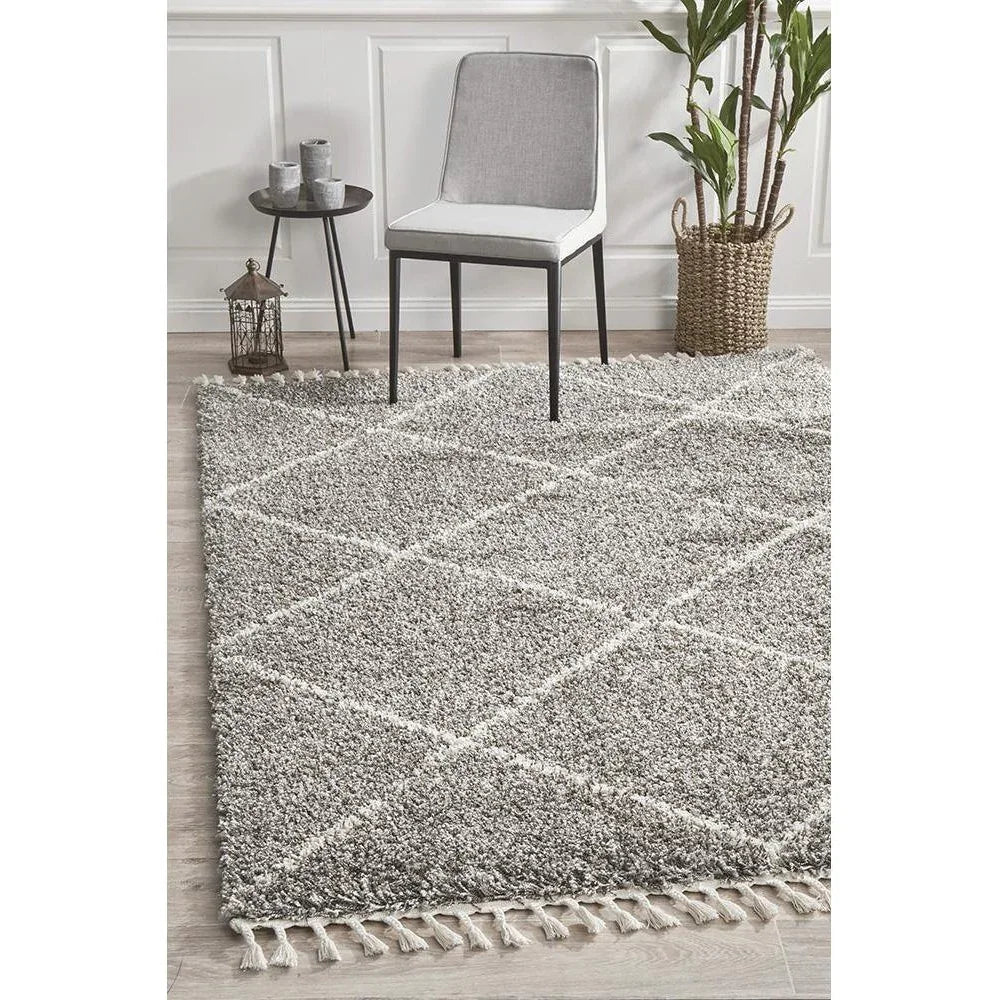 Saffron 22 Grey Rug - ICONIC RUGS