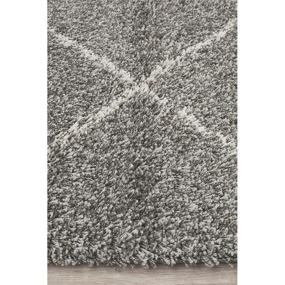 Saffron 22 Grey Rug - ICONIC RUGS