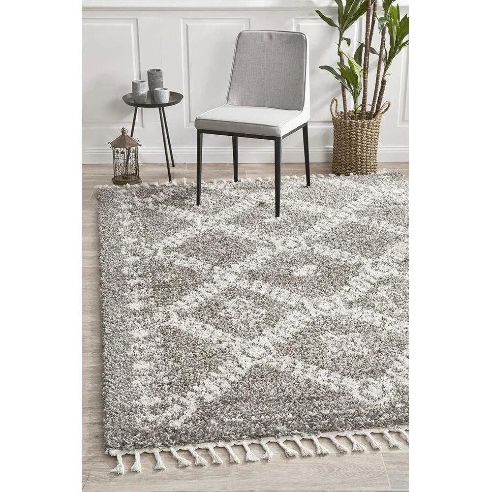 Saffron 33 Grey Rug - ICONIC RUGS