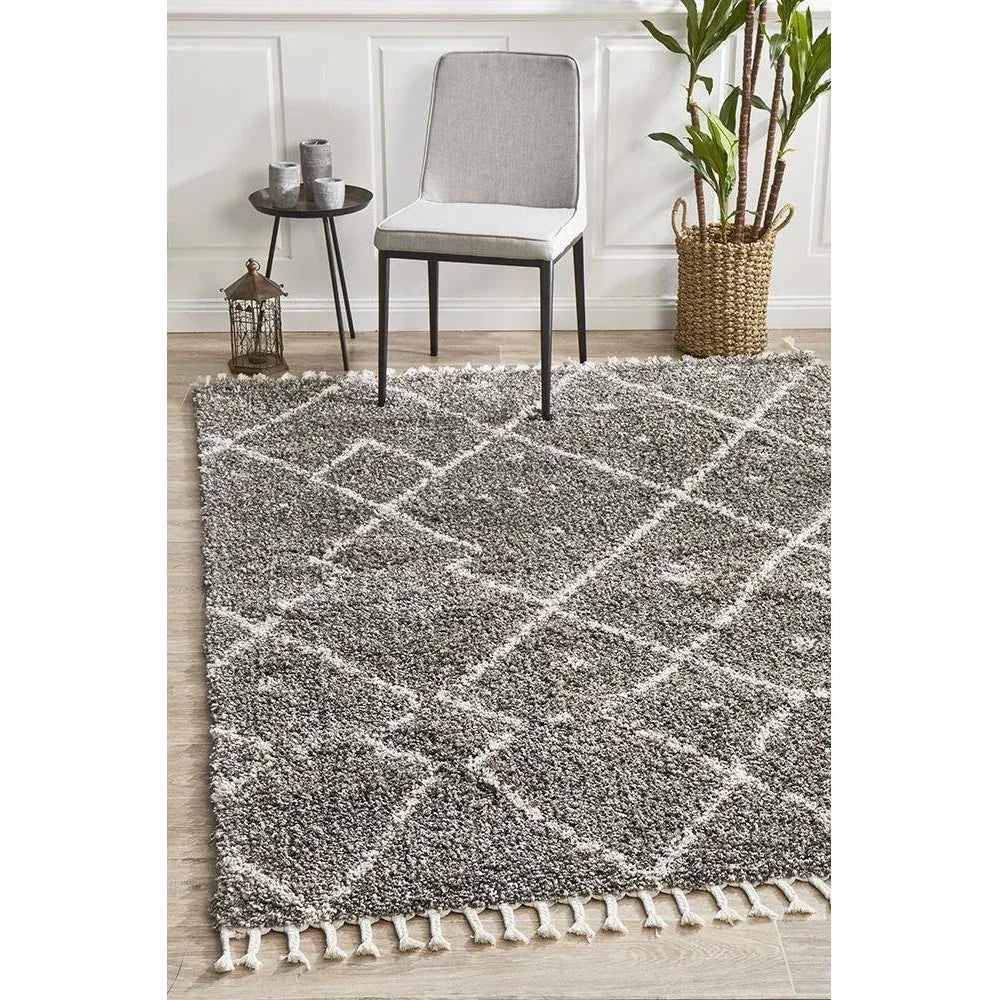 Saffron 44 Grey Rug - ICONIC RUGS