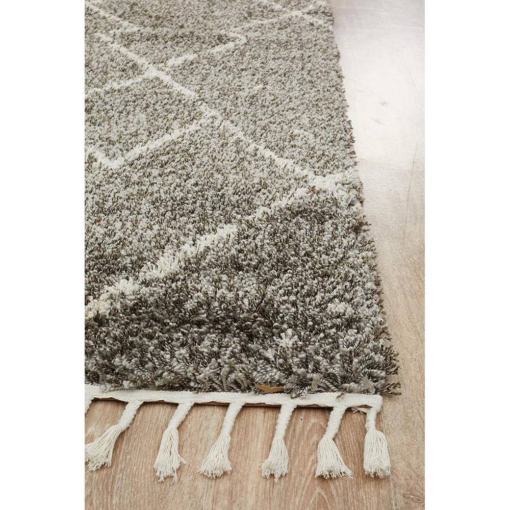 Saffron 44 Grey Rug - ICONIC RUGS