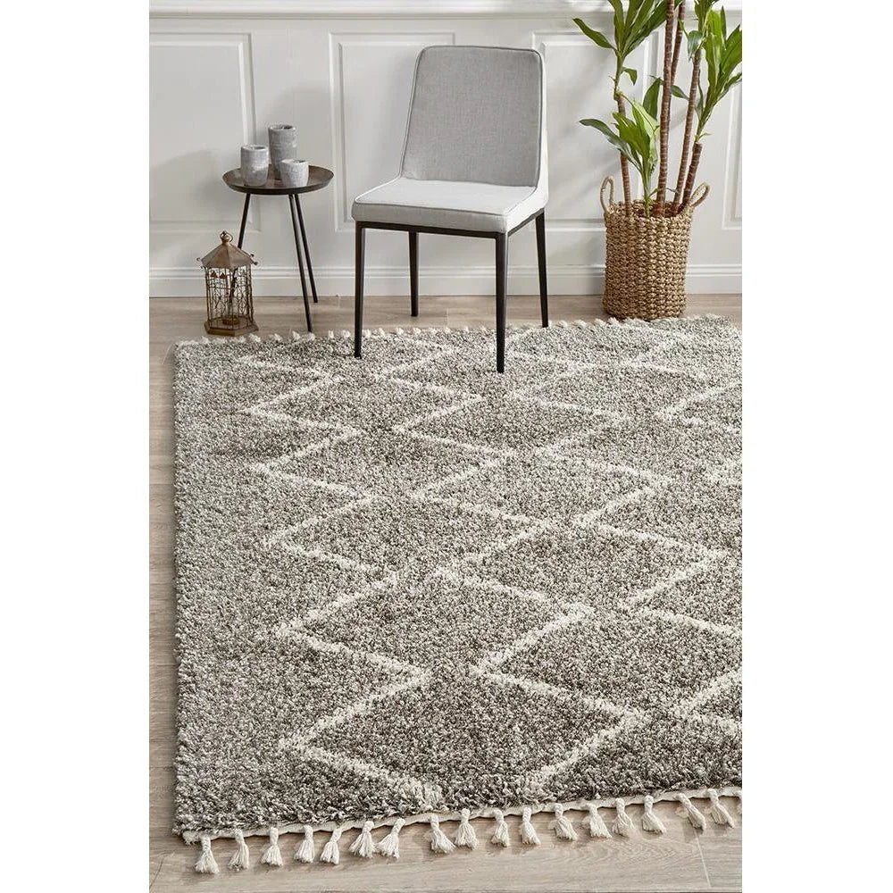 Saffron 11 Grey Rug - ICONIC RUGS
