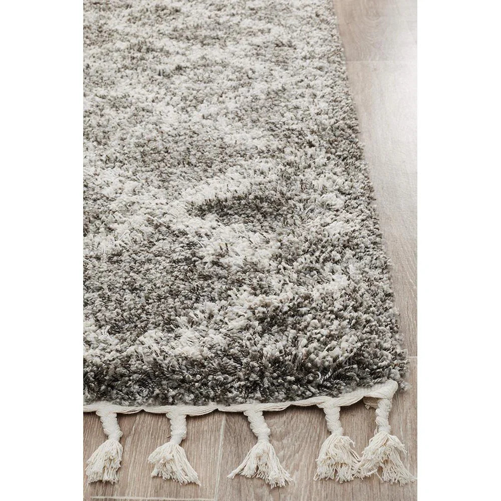 Saffron 33 Grey Runner Rug - ICONIC RUGS