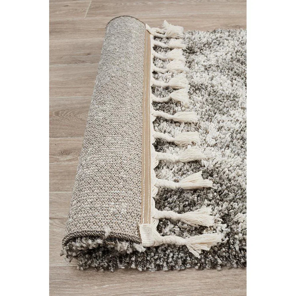 Saffron 33 Grey Runner Rug - ICONIC RUGS