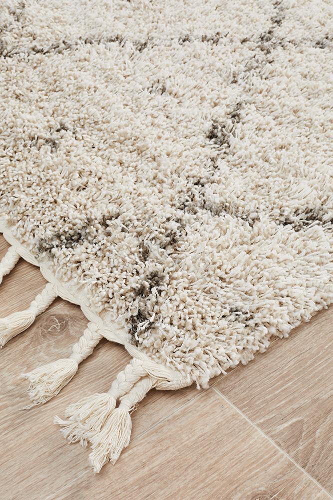 Saffron 44 Natural Runner Rug - ICONIC RUGS