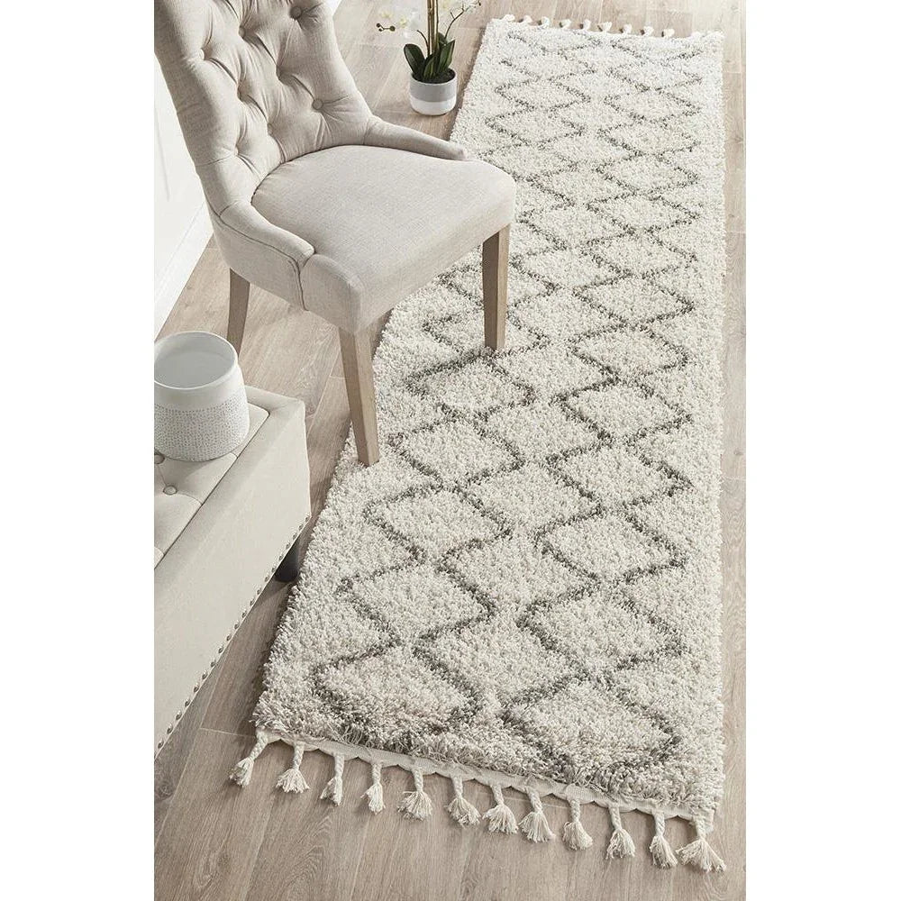 Saffron 11 Natural Runner Rug - ICONIC RUGS