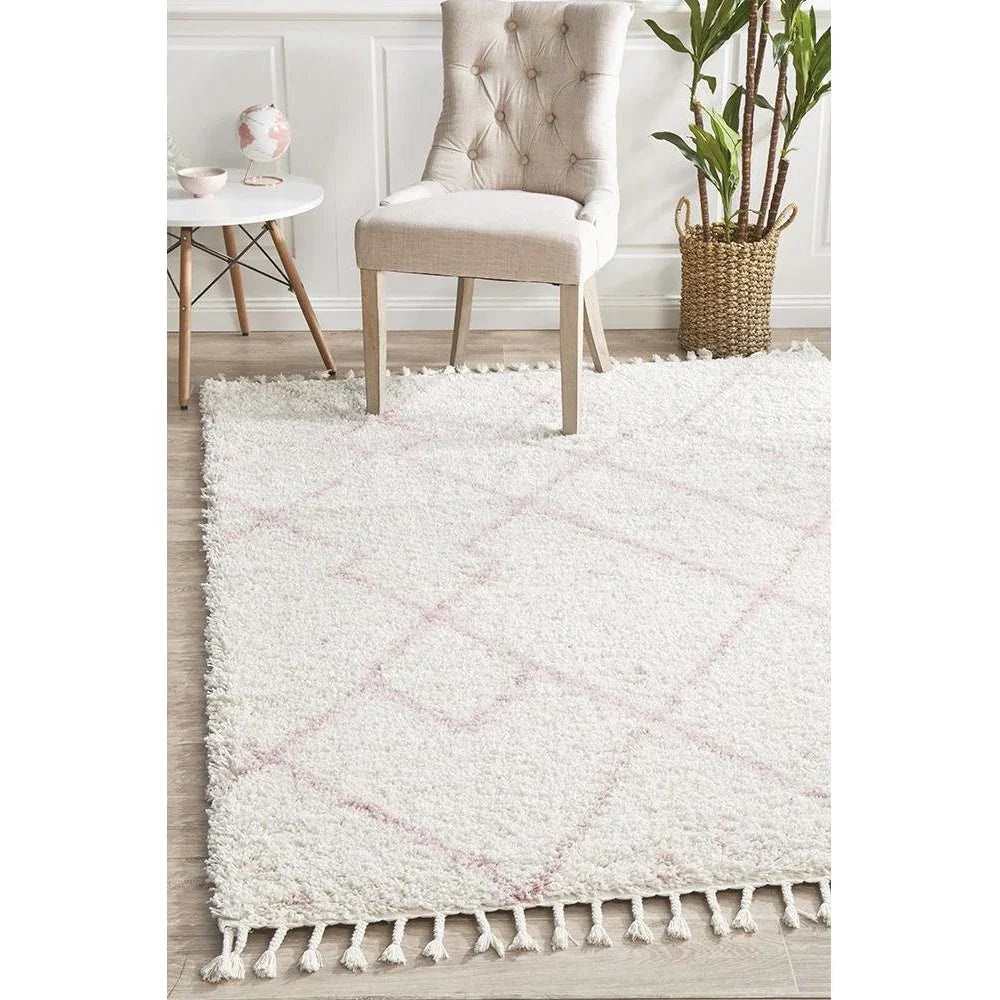 Saffron 44 Pink Rug - ICONIC RUGS