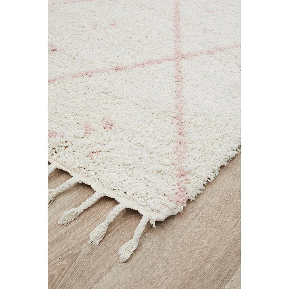 Saffron 44 Pink Rug - ICONIC RUGS