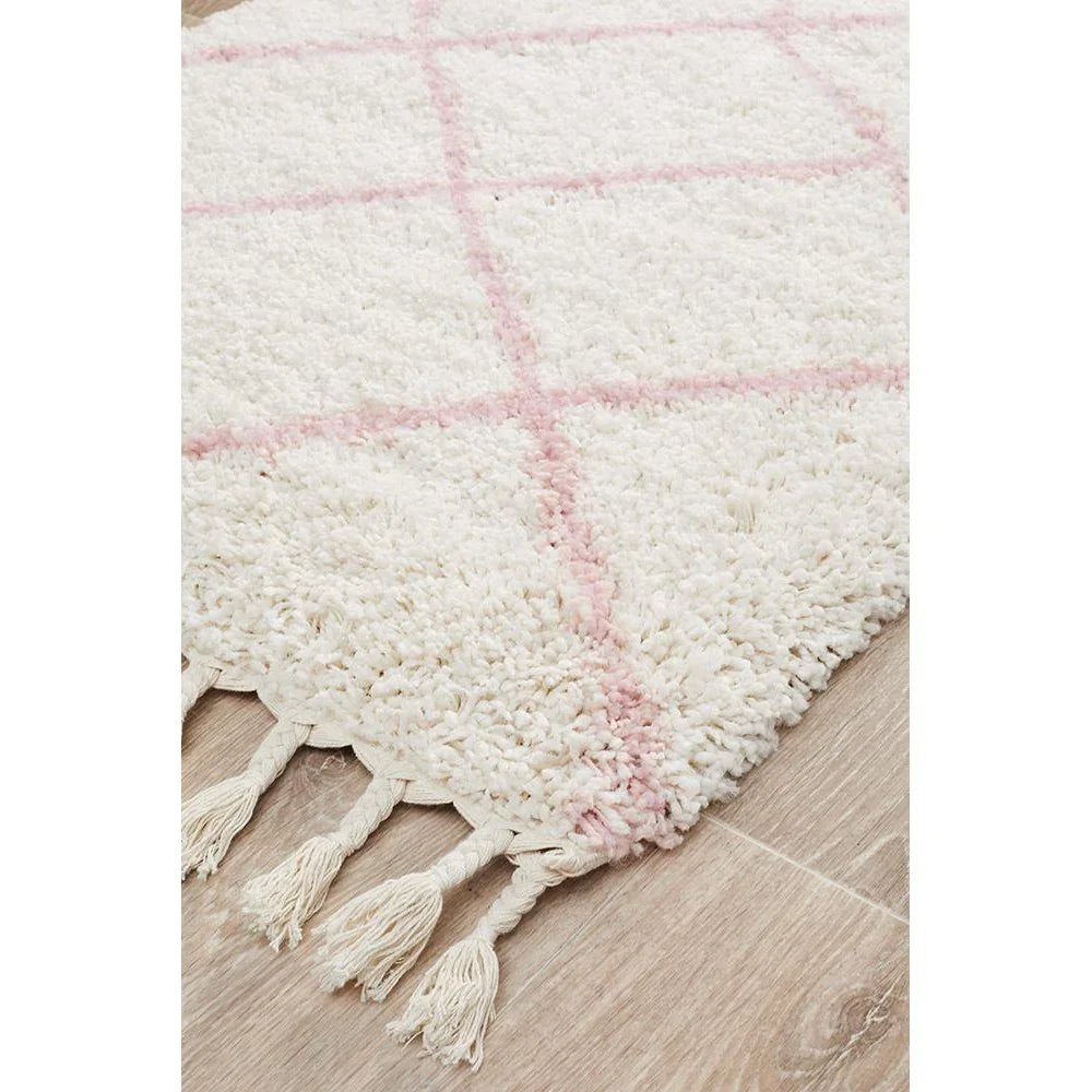 Saffron 22 Pink Runner Rug - ICONIC RUGS