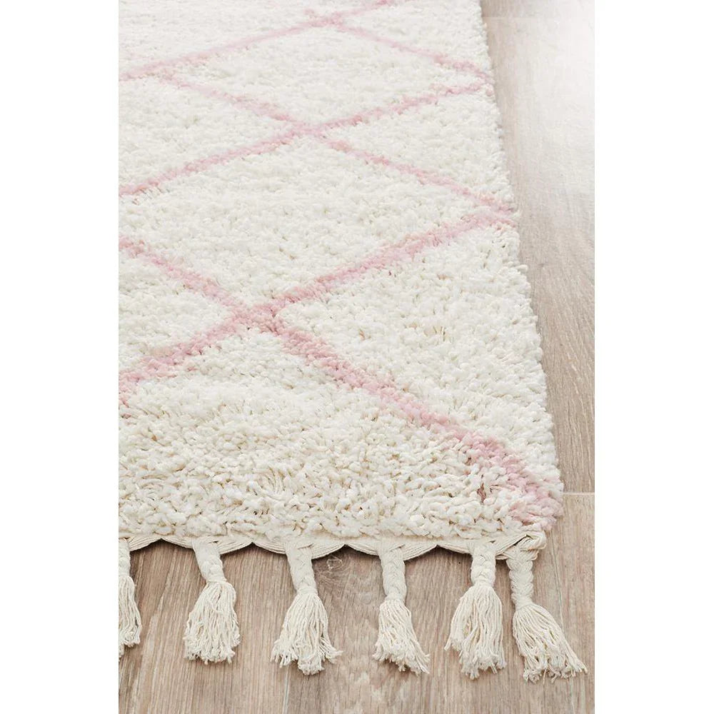 Saffron 22 Pink Runner Rug - ICONIC RUGS