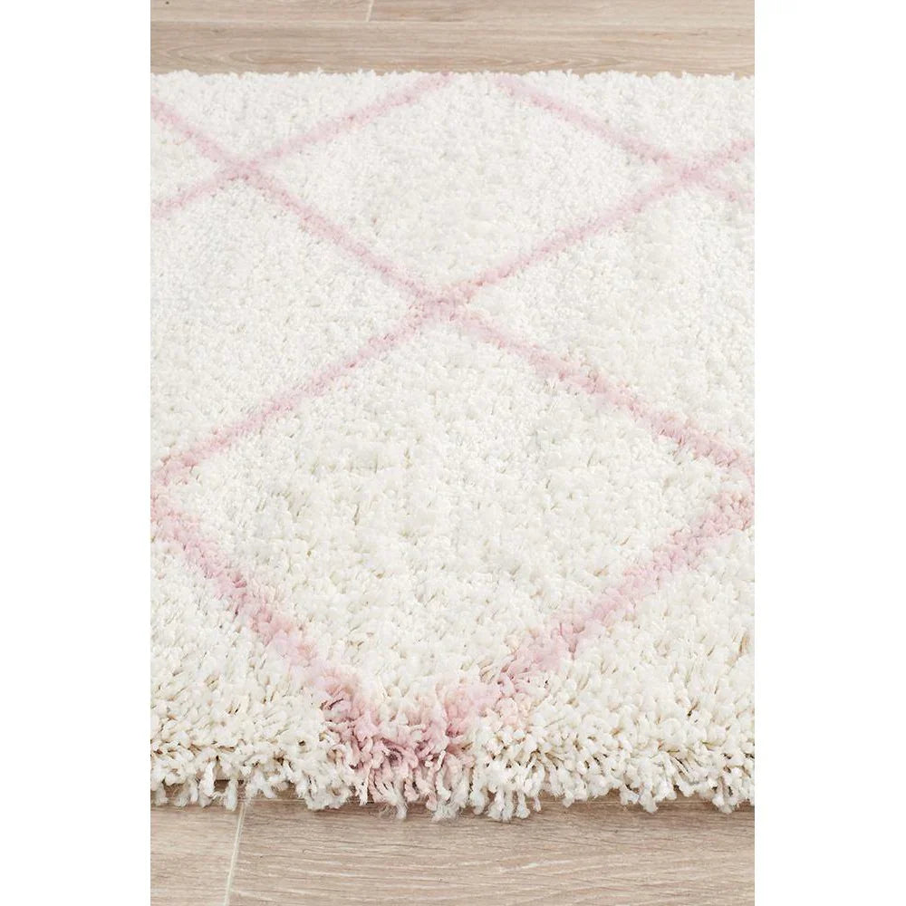 Saffron 22 Pink Runner Rug - ICONIC RUGS