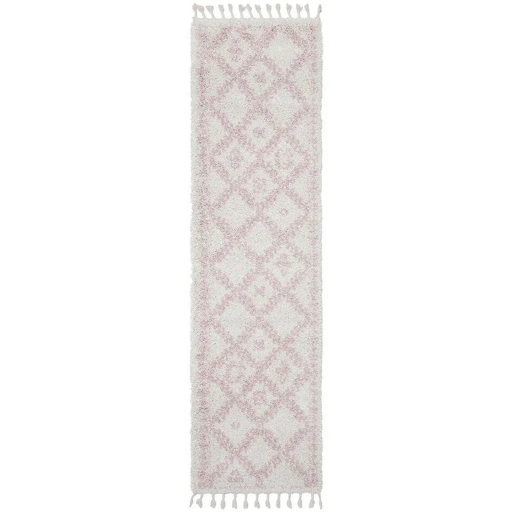Saffron 33 Pink Runner Rug - ICONIC RUGS