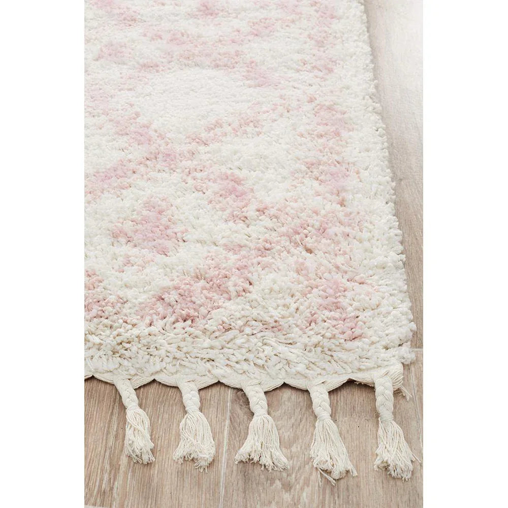 Saffron 33 Pink Runner Rug - ICONIC RUGS