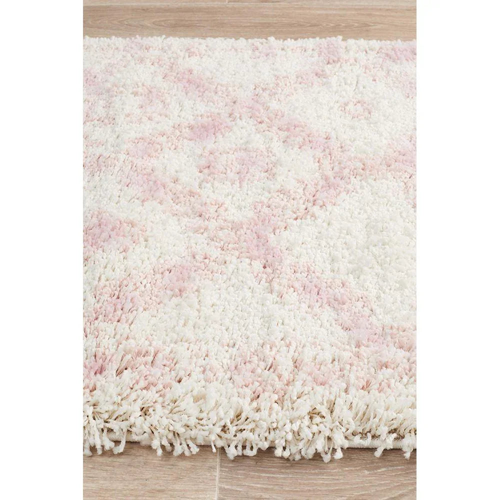 Saffron 33 Pink Runner Rug - ICONIC RUGS