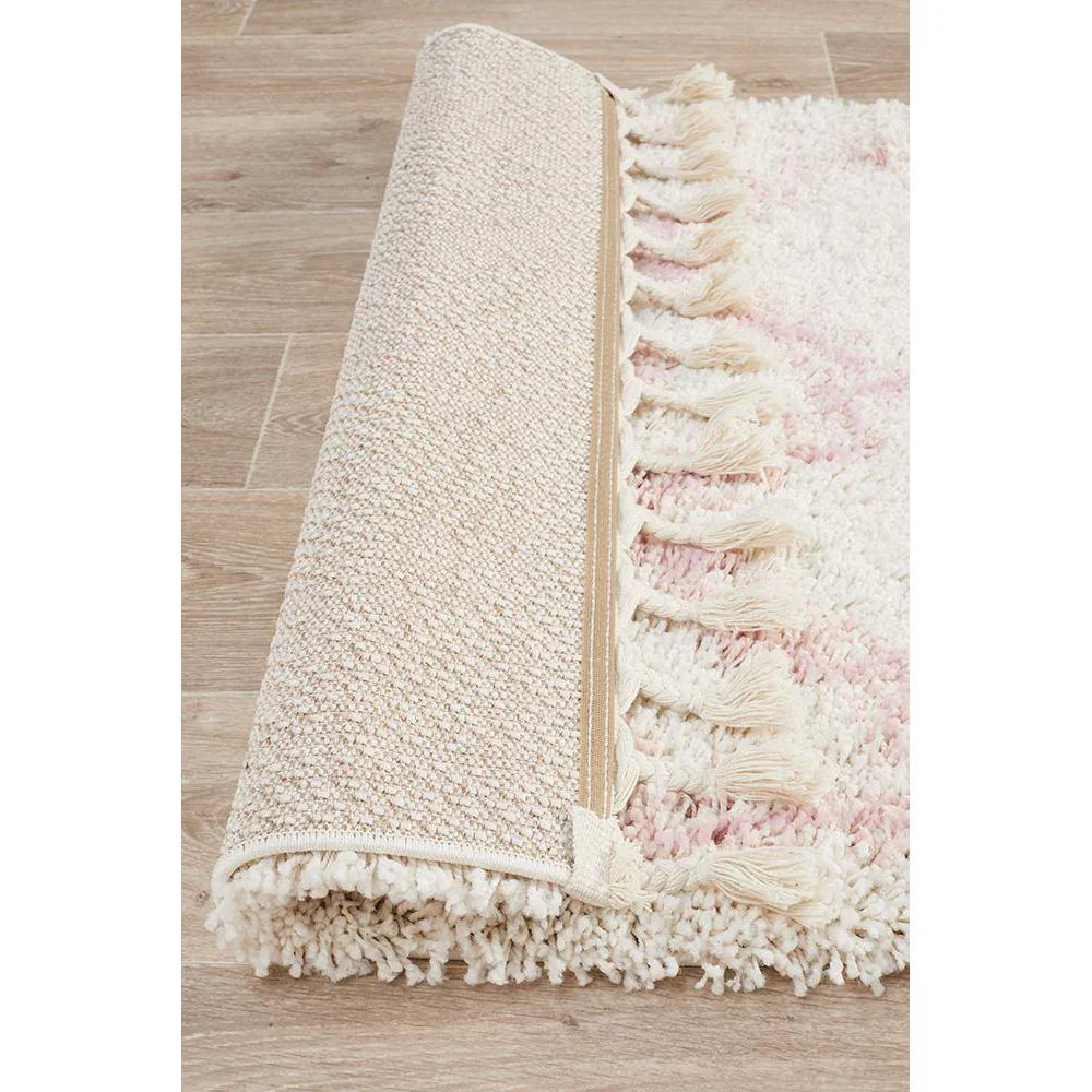 Saffron 33 Pink Runner Rug - ICONIC RUGS
