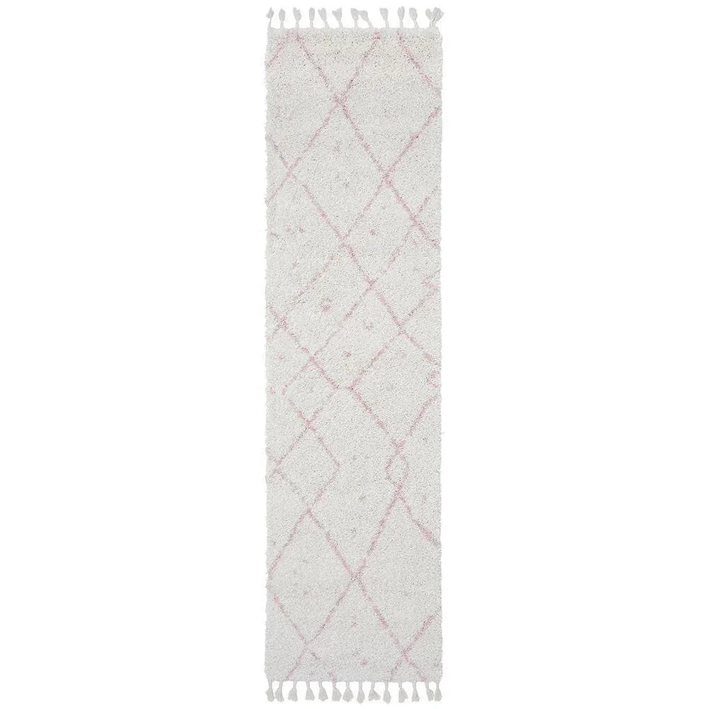 Saffron 44 Pink Runner Rug - ICONIC RUGS