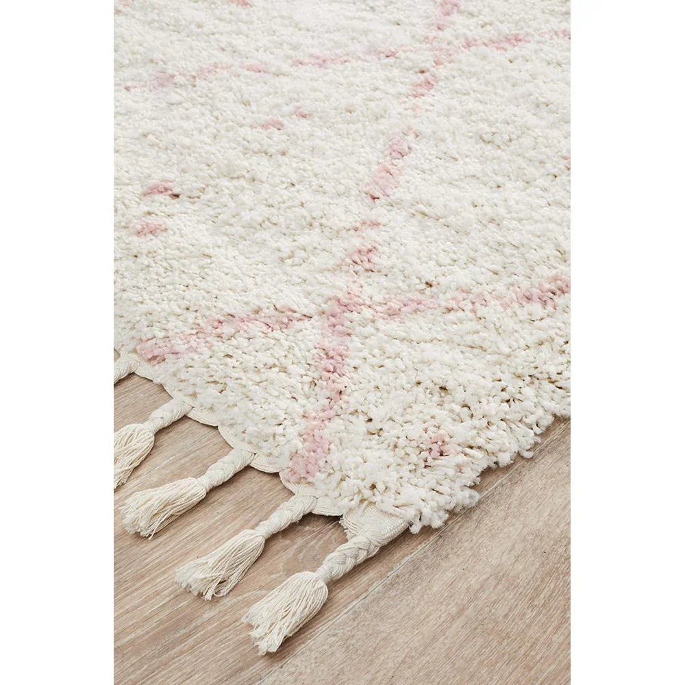 Saffron 44 Pink Runner Rug - ICONIC RUGS