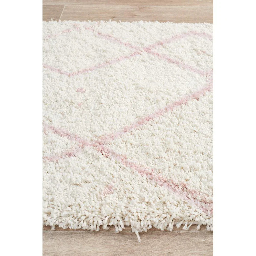 Saffron 44 Pink Runner Rug - ICONIC RUGS