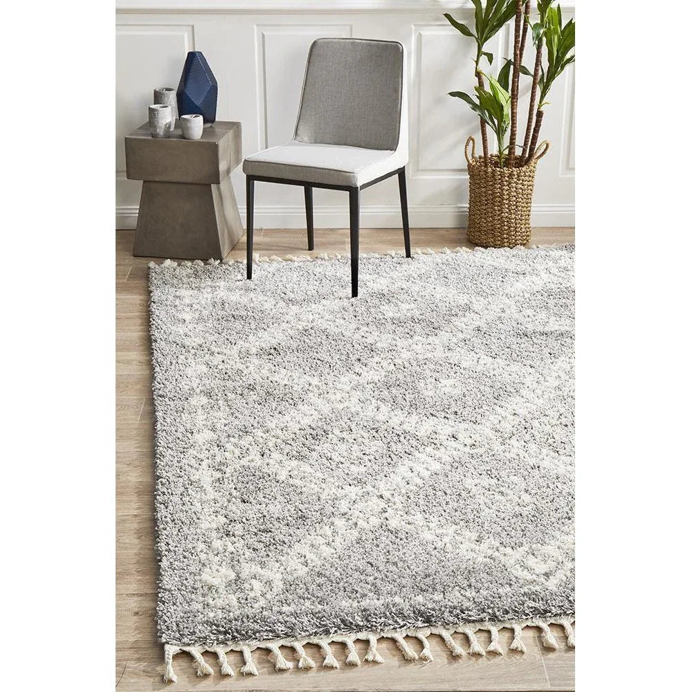 Saffron 33 Silver Rug - ICONIC RUGS