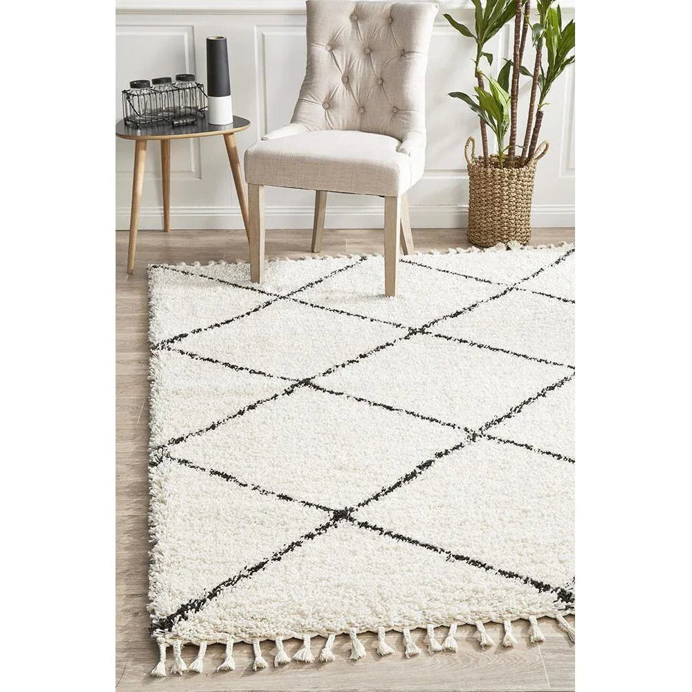 Saffron 22 White Rug - ICONIC RUGS