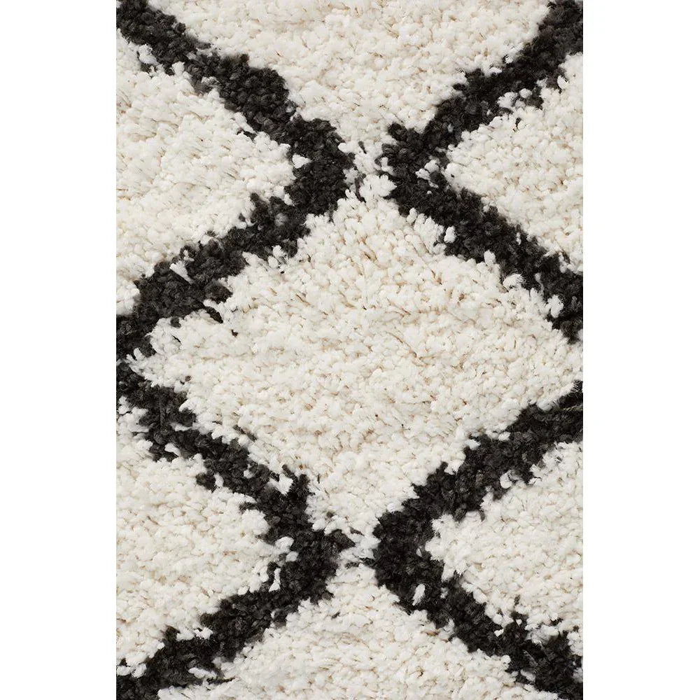 Saffron 11 White Runner Rug - ICONIC RUGS