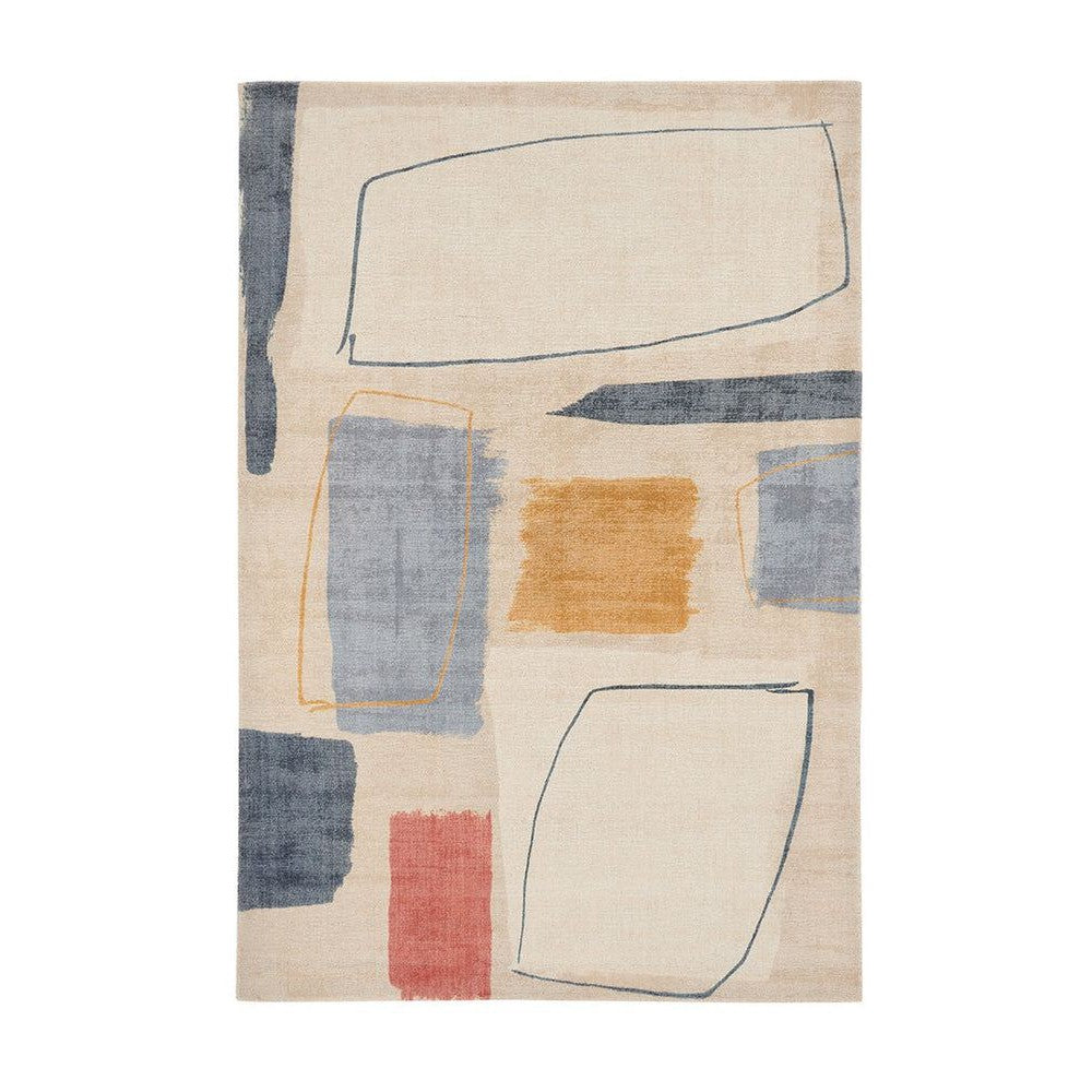 Scion Composition Amber Pure Wool Designer Rug